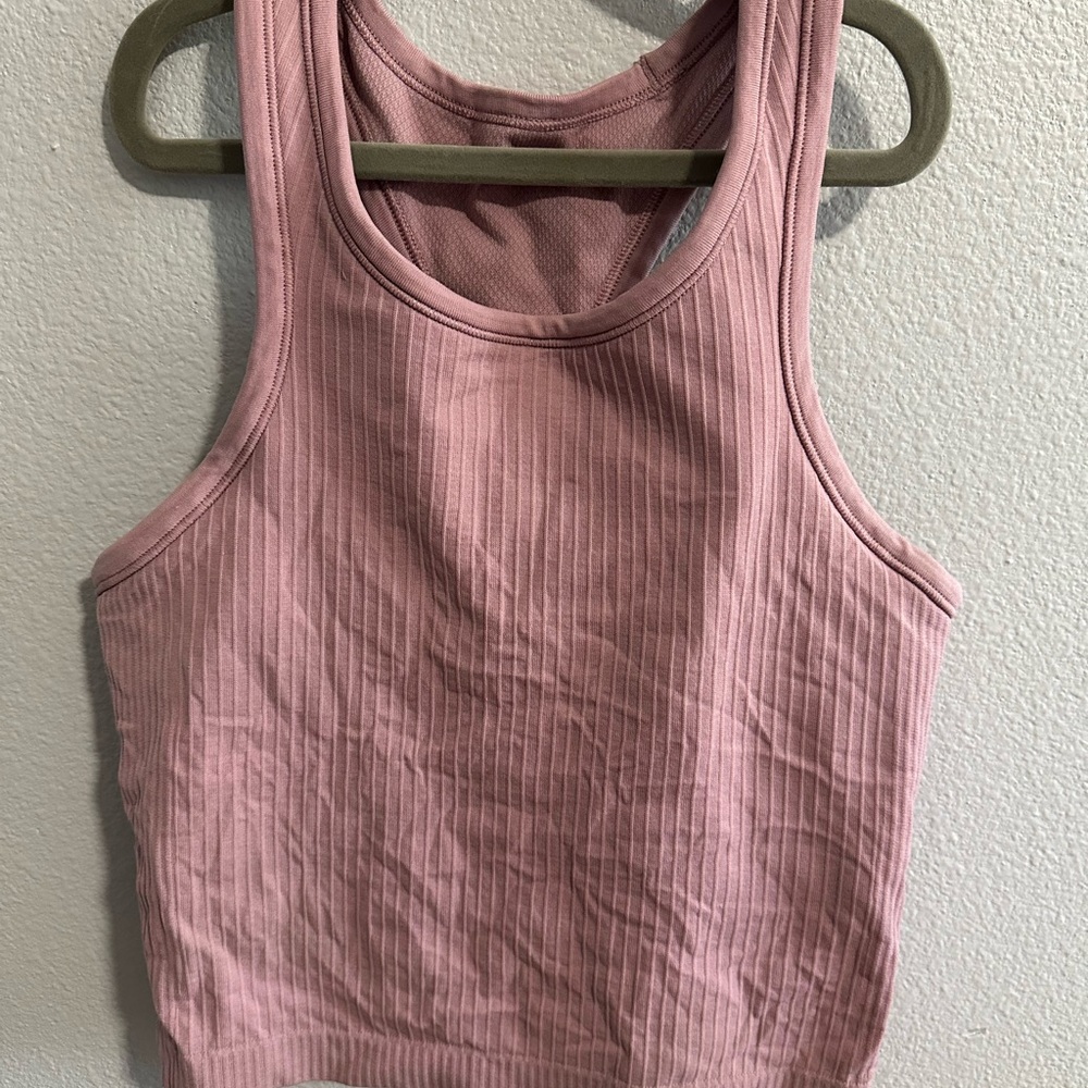 Lululemon Ebb to Street Cropped Racerback Tank Top